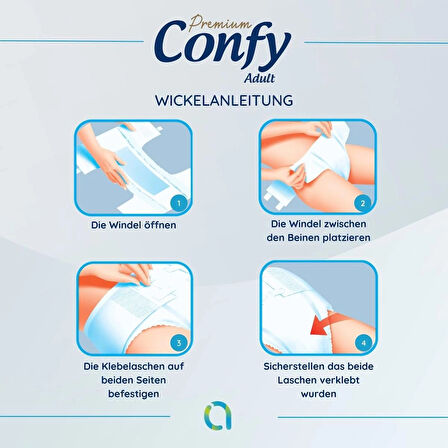 Confy Adult Yetişkin Bezi Extralarge 30 Adet x 3 Paket