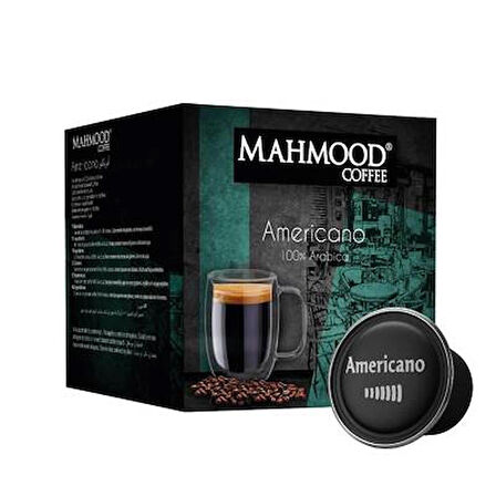Mahmood Coffee Americano Kapsül Tanışma Paketi Dolce Gusto Uyumlu Kapsül Kahve Fırsat Paketi 16 Adet X 6 Paket