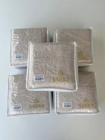 50x90 GÜL 3'LÜ HAVLU V2