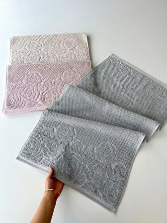 50x90 GÜL 3'LÜ HAVLU V2