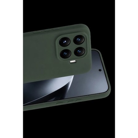 Xiaomi Mi 17t Pro Nano İçi Kadife Silikon - Koyu Yeşil