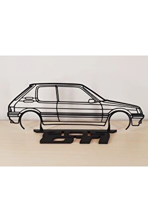 Peugeot 205 GTI 20cm Plastik Masa Süsü Masa Dekorasyonu