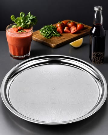 95 CM KROM PASLANMAZ SİNİ-TEPSİ 95 CM NO:18
