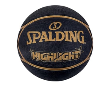 Özel Seri Erkek Takım Oyunu Kadın Spalding Bsk Top 2021 Hıghlıght Black Gold SZ7 Rub 84355Z