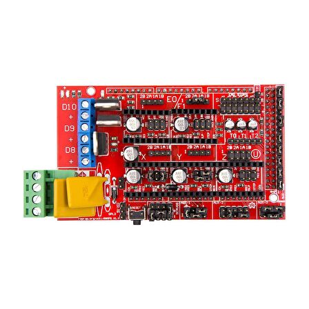 RepRap Ramps 1.4 3D Printer Kırmızı Kontrol Kartı