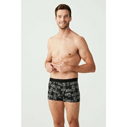 U.S. Polo Assn. Erkek 3 Lü Boxer Set Antrasit-Siyah-Gri