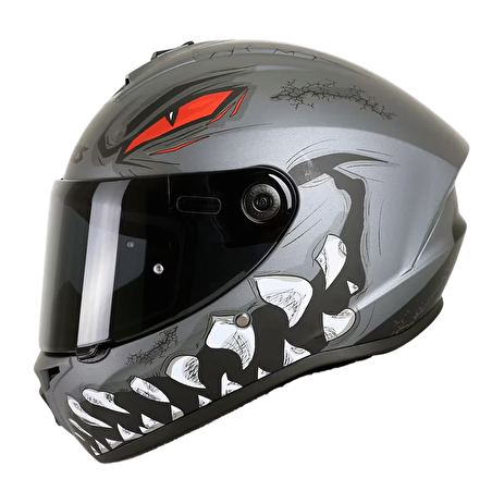 AXXIS DRAKEN S FORZA B5 MAT GREY (BİR BEDEN BÜYÜK SİPARİŞ VERİNİZ)