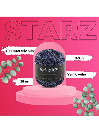 Starz, örgü ipi, Amigurumi ipi, Punch ipi, Panç, Simli ip, Sunum, Supla, Goblen ipi