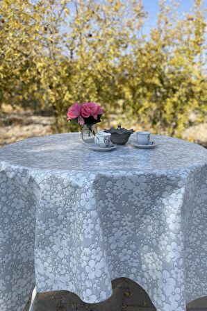 Pvc kaymaz elyaf tabanlı Silinebilir Muşamba Masa Örtüsü 158-B