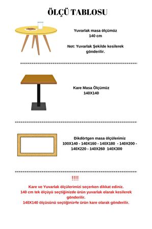 Pvc Silinebilir Muşamba Masa Örtüsü 158-B