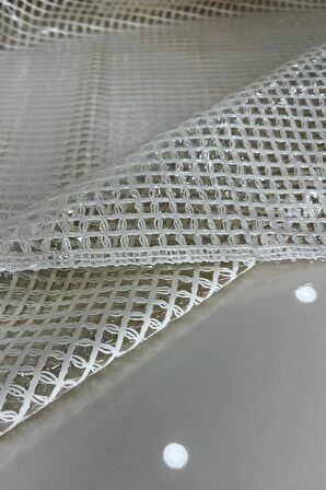 Pvc Şeffaf kaplamalı masa örtüsü Hasır_1032-B
