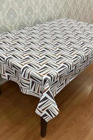 Pvc kaymaz elyaf tabanlı Silinebilir Muşamba Masa Örtüsü_123-A