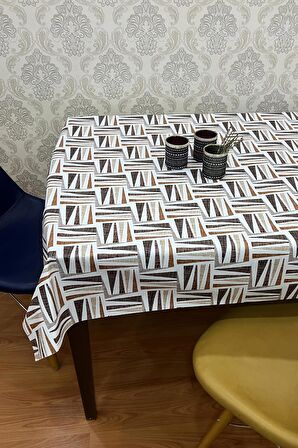 Pvc kaymaz elyaf tabanlı Silinebilir Muşamba Masa Örtüsü_123-A