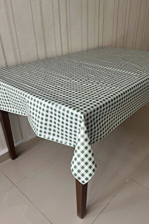 Pvc kaymaz elyaf tabanlı Silinebilir Muşamba Masa Örtüsü pötikare_152-A