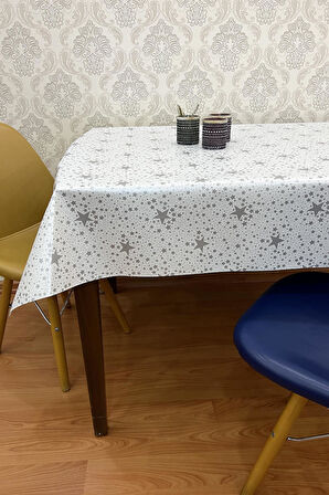 Pvc elyaf tabanlı Silinebilir Muşamba Masa Örtüsü_Yıldız_226-1