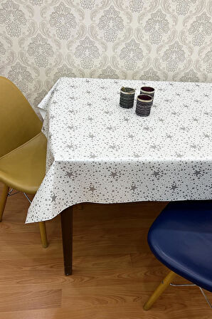 Pvc elyaf tabanlı Silinebilir Muşamba Masa Örtüsü_Yıldız_226-1
