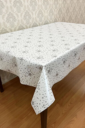 Pvc elyaf tabanlı Silinebilir Muşamba Masa Örtüsü_Yıldız_226-1