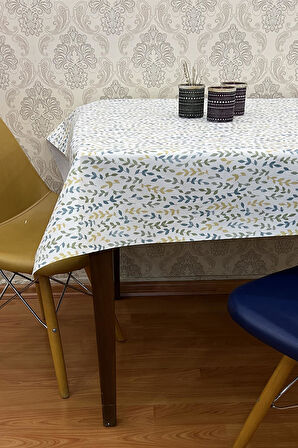 Pvc elyaf tabanlı Silinebilir Muşamba Masa Örtüsü_kçk yprk_1184