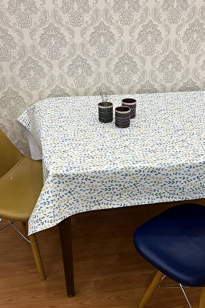 Pvc elyaf tabanlı Silinebilir Muşamba Masa Örtüsü_kçk yprk_1184