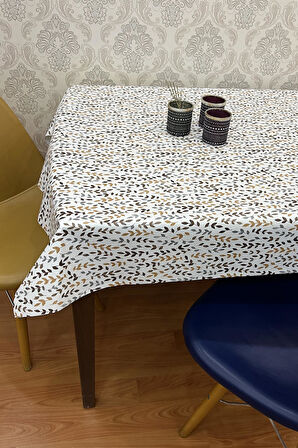 Pvc elyaf tabanlı Silinebilir Muşamba Masa Örtüsü_kçk yprk_1184