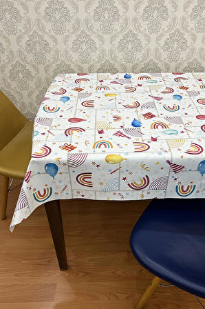 Pvc elyaf tabanlı Silinebilir Muşamba Masa Örtüsü_parti_1187