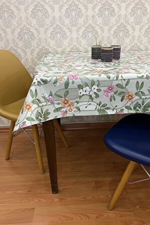 Pvc elyaf tabanlı Silinebilir Muşamba Masa Örtüsü_çiçek_1224
