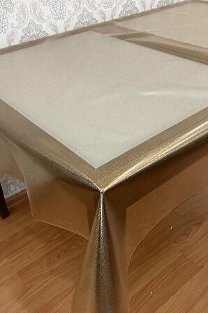 Pvc simli şeffaf Silinebilir Muşamba Masa Örtüsü_001