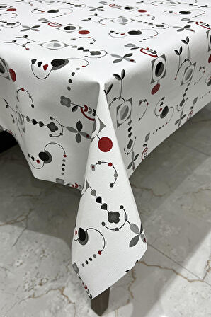 Pvc kaymaz elyaf tabanlı Silinebilir Muşamba Masa Örtüsü_211-A