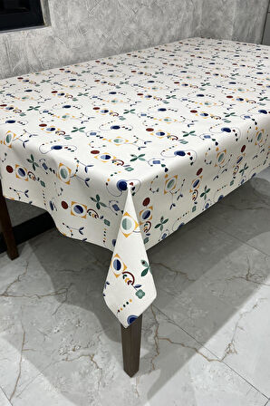 Pvc kaymaz elyaf tabanlı Silinebilir Muşamba Masa Örtüsü_211-A