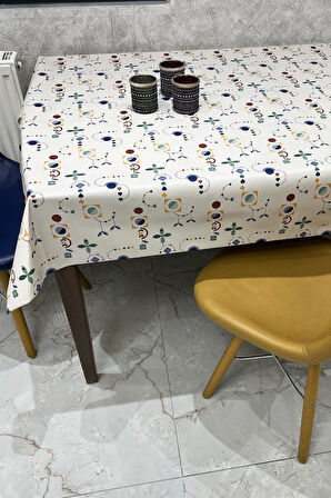 Pvc kaymaz elyaf tabanlı Silinebilir Muşamba Masa Örtüsü_211-A