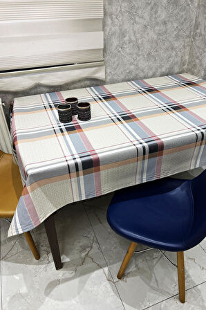 Pvc elyaf tabanlı Silinebilir Muşamba Masa Örtüsü_Ekose_1120