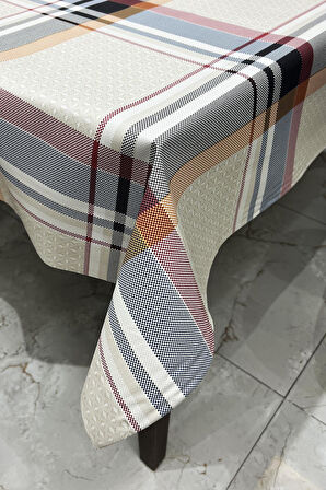 Pvc elyaf tabanlı Silinebilir Muşamba Masa Örtüsü_Ekose_1120