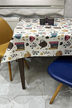 Pvc elyaf tabanlı Silinebilir Muşamba Masa Örtüsü_çydnlk_1232