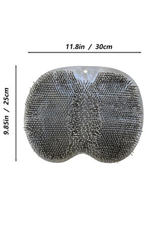 Kaymaz vantuzlu ayak temizleyici mat / masaj kese matı