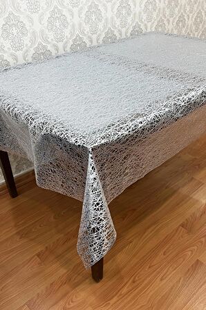 Pvc Şeffaf kaplamalı ip desenli masa örtüsü_1032-A