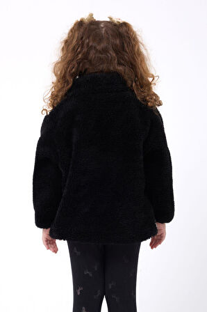 Spor Kız Çocuk PeluşFermuarlı Welsoft Mont