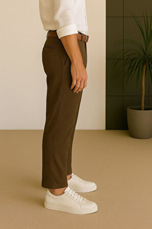 Erkek Keten Pantolon – Nefes Alabilir, Rahat Kesim Günlük Giyim -Geniş Beden Aralığı-