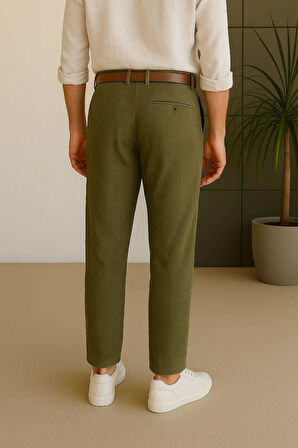 Erkek Keten Pantolon – Nefes Alabilir, Rahat Kesim Günlük Giyim -Geniş Beden Aralığı-