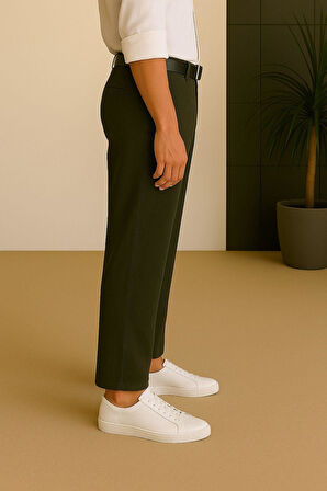 Erkek Keten Pantolon – Nefes Alabilir, Rahat Kesim Günlük Giyim -Geniş Beden Aralığı-