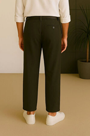 Erkek Keten Pantolon – Nefes Alabilir, Rahat Kesim Günlük Giyim -Geniş Beden Aralığı-