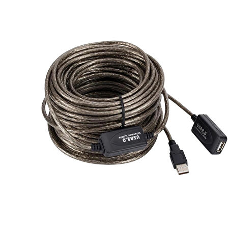 STC-057 USB 2.0 30 Metre USB Uzatma Kablosu