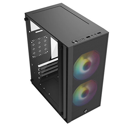 TEKNOTEG - FRISBY FC-8970G 300W 2X RAINBOW FAN GAMING KASA