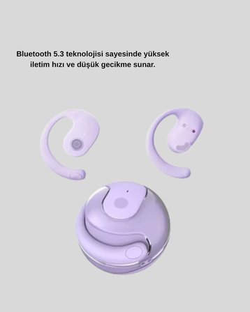 S05 Kablosuz Kulaklık Bluetooth 5.3 Ipx4 Su Geçirmez Stereo Ses Otomatik Bağlantı Yeni Nesil