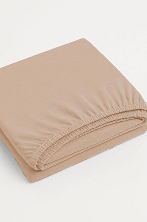 Tek Kişilik Düz Penye %100 Pamuklu Lastikli Çarşaf 100X200