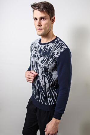 ALEXANDERGARDI DESENLİ TRİKO KAZAK (9606)