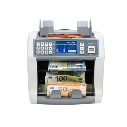 Bill Counter S200 Dahili Yazıcılı Karışık Para Sayma Makinesi