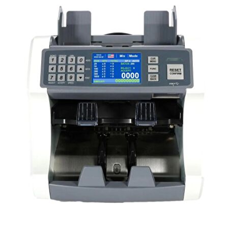 Bill Counter S200 Dahili Yazıcılı Karışık Para Sayma Makinesi