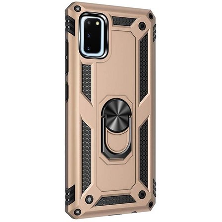 Gpack Samsung Galaxy S20 Kılıf Tank Koruma Vega Standlı Yüzüklü Mıknatıslı