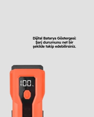 Su Geçirmez Bisiklet Işığı 5000 Mah Powerbankli Ön Far