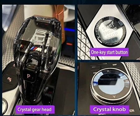 AUTOGP  Bmw g30 kristal vites topuzu seti 3 parça 2017 / 2023